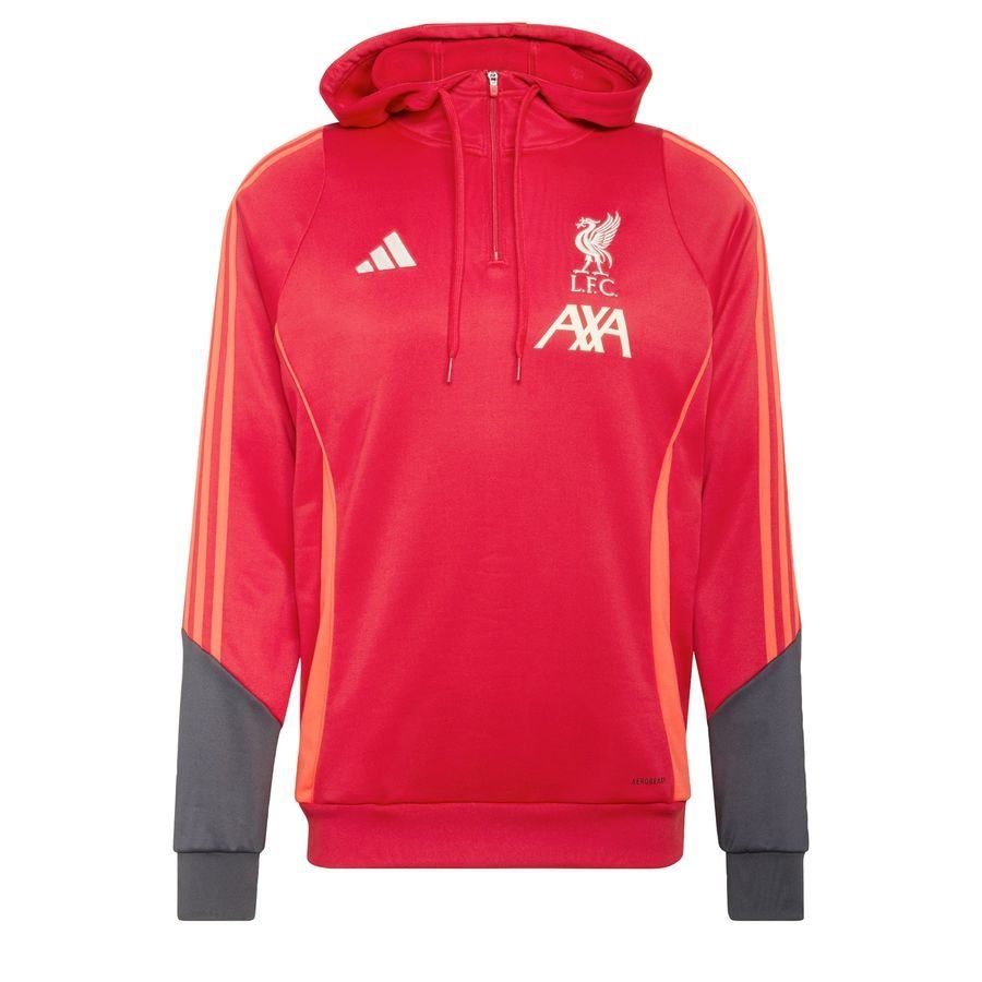 Liverpool Hoodie Tiro 25 - Strawberry Red - Men's-SoccerKits Hub | Buy Soccer Jerseys Online